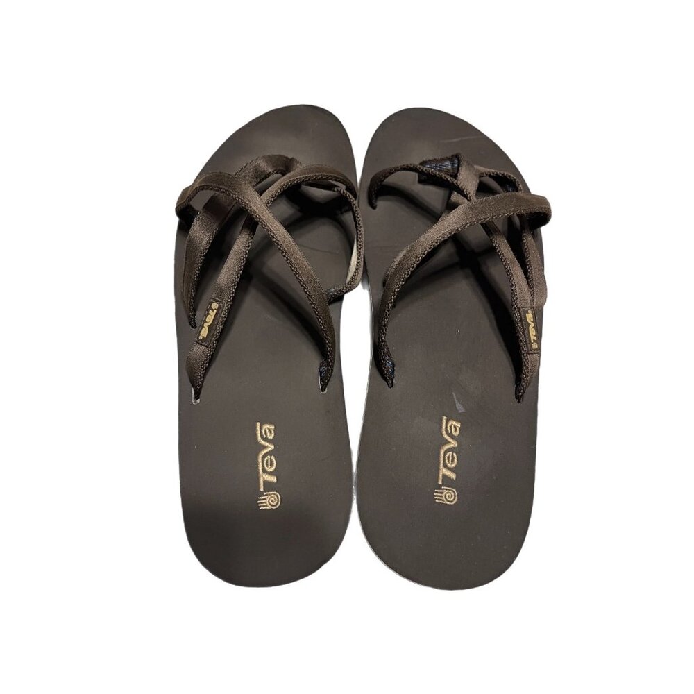 Women's TEVA Brown Sandals 9 - Picture 5 of 8